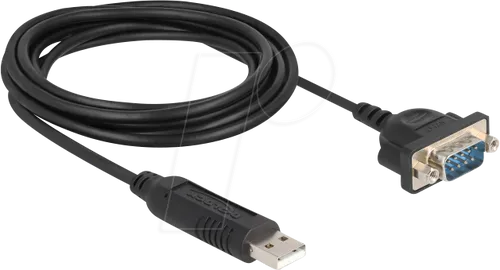 DELOCK 67321 - Adapterkabel USB 2.0 zu Seriell RS232, 1,8 m