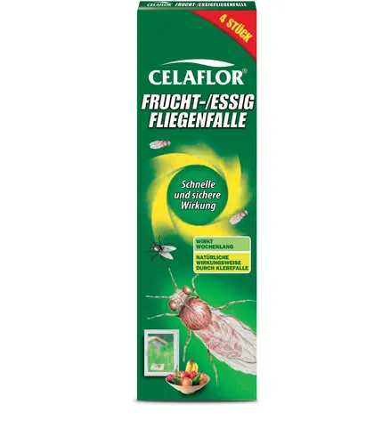 Celaflor Frucht und Essigfliegenfalle-4Stück