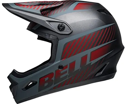 Bell Transfer Matte Charcoal/Gray M Fahrradhelm - MTB DH, Enduro, Freeride und BMX Helm mit 9 Belüftungsöffnungen für optimale Luftzirkulation und einem Gewicht von nur 1040 g in Größe M.