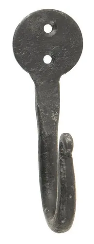 Ib Laursen Wandhaken Wandhaken Kleiderhaken Handtuchhaken Metall Schwarz Vintage Ib