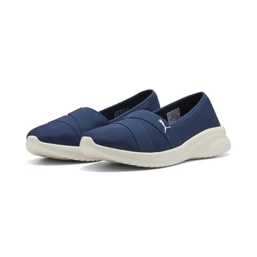 PUMA Damen Adelina 2 Sneakers 41, Persian Blue Warm White - Stylische Sneakers für Damen, mit flexiblem Textil-Obermaterial und SOFTFOAM+ Einlegesohle für optimalen Komfort. Ideal für den Alltag und aktive Freizeit.