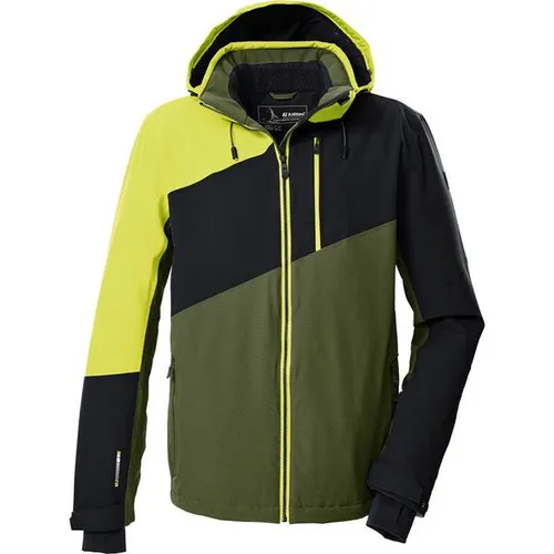 killtec KSW 32 MN Ski Jacket waldgrün (00702) XL - Herren Skijacke für Herbst/Winter, 10.000 mm Wassersäule und atmungsaktiv mit verstellbarer Kapuze, ideal für Skifahren bei jedem Wetter.