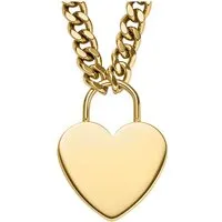 Fossil Damen-Kette aus Edelstahl - Elegantes Collier aus hochwertigem Edelstahl mit IP-Gold-Veredelung. Die 50,7 cm lange Kette ist perfekt für jeden Anlass und lässt sich vielseitig kombinieren.