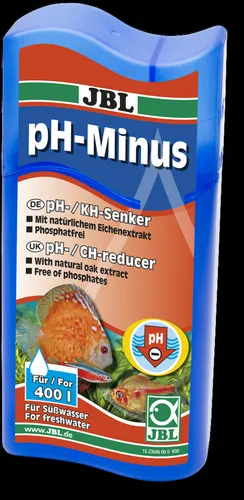 JBL pH-Minus 100ml Senkung des ph-Wertes pH KH-Senker durch Eichenextrakt Fische