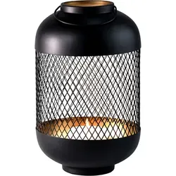 Marrakesch Teelichthalter Gartenlaterne - Handarbeit - Teelichthalter, moderne Gartenlaterne aus robustem Metall, ideal für stimmungsvolle Beleuchtung im Innen- und Außenbereich.