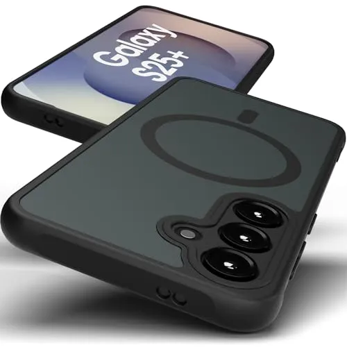 GreenHec Magnettisch Hülle für Samsung Galaxy S25 S24 S23 Ultra Plus - MagSafe Magnet kompatibles Cover Case Handyhülle, mag-Safe Schutz (Samsung Galaxy S25 Plus)