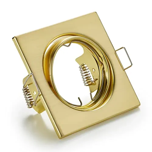 Trio Leuchten Einbauleuchten Jura 650000108, Metall Messing matt, exkl. 1x GU10, schwenkbar