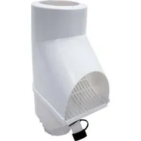 Jardinion Regenwasserfilter, Fallrohr Laubabscheider - Gartenentwässerung mit integriertem Gitter, das Schmutz und Laub effektiv filtert – ideal für Fallrohre DN75, DN85, DN100 und einfache Reinigung.