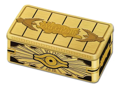 KONAMI Yu-Gi-Oh! 2019 Gold Sarkophag Tin 1. Auflage (DE) - TCG OVP Displays mit exklusiven Karten und Sammlerstücken, perfekt für Yu-Gi-Oh! Fans und Sammler!
