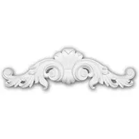 Zierelement PROFHOME 160032 - Zeitloses Klassisches Design in Weiß - Stuckleiste aus hochwertigem Polyurethan, leicht und robust, ideal für Innen- und Außenbereiche. Perfekt für stilvolle Akzente in Ihrem Zuhause.