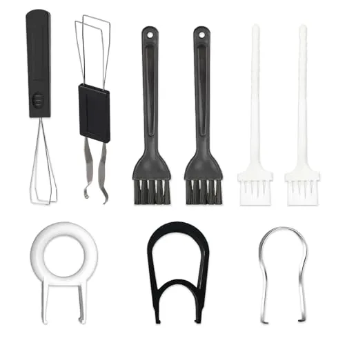 teiliges Keycap Puller und Tastenkappen Entferner Werkzeug Set mit 4 Bürsten, Tastatur Reinigungswerkzeuge für einfache Reinigung 5