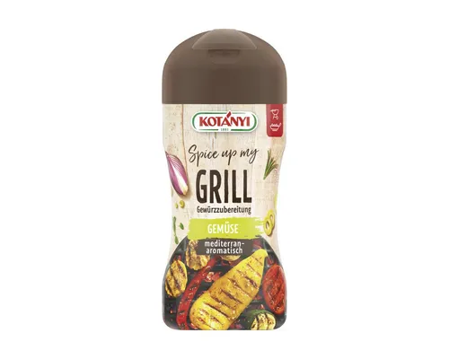 KOTANYI Gewürz, Kotanyi Spice up my Grill Gemüse mediterran aromatisch Streudose 110g