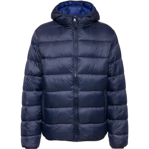 CHAMPION Legacy Steppjacke Herren - Sky Captain, Größe L - Warme Funktionsjacke mit Kapuze und hohem Kragen, ideal für kalte Tage; praktischer Frontreißverschluss und 2 Seitentaschen.