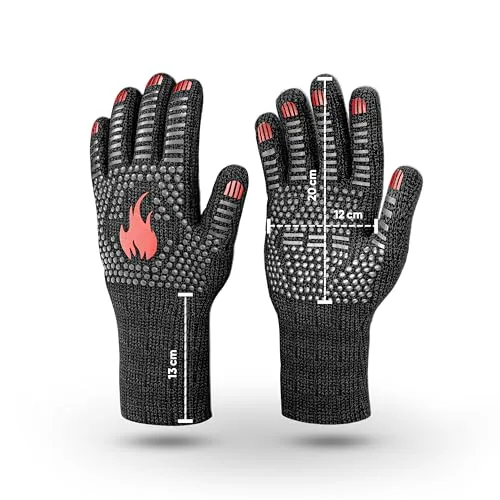 Gusskönig Grillhandschuhe (S) in rot von GUSSKÖNIG