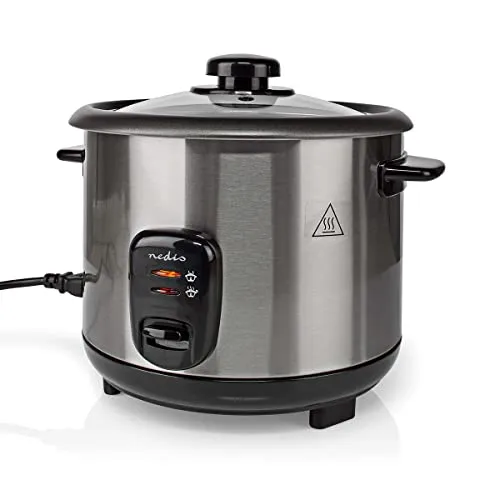 Reiskocher 1.5 l - 500 W mit Antihaft-Beschichtung - Reiskocher für perfekte Reiszubereitung, mit herausnehmbarer Schüssel und automatischer Abschaltung – ideal für Sushi und mehr!