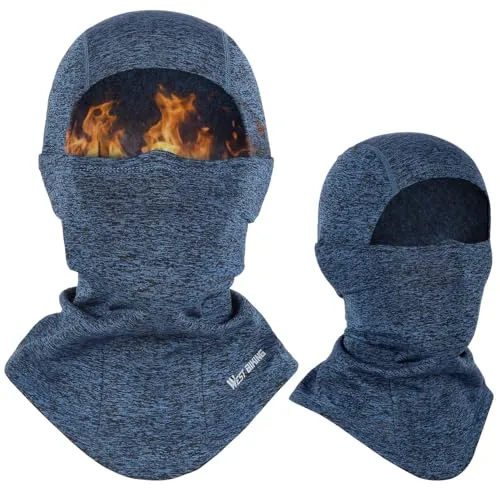ICOCOPRO Sturmhaube Herbst Winter für Herren & Damen, Winddicht Thermo Balaclava Gesichtsmaske Skimaske Sturmmaske für Outdoor Sports Radfahren, Skifahren, Motorrad, Fahrrad, Einheitsgröße