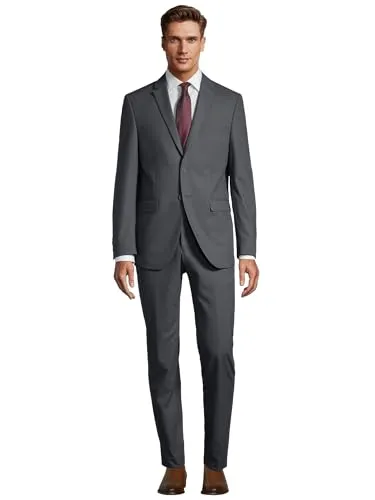 Steffen Klein Herren Designer Anzug Slim Fit in grau von Steffen Klein