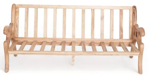 Gartenbank Holz Parkbank mit Rückenlehne - Moderne Gartenbank aus robustem Holz, ideal für entspannte Stunden im Freien. Maße: 190 x 85 x 85 cm, Sitzhöhe: 42 cm. Perfekt für den Garten oder die Terrasse.