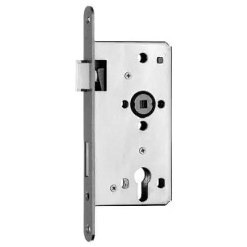 Sächsische Schlossfabrik Einsteckschloss Behörden 55/72 PZ W 20 rund Edelstahl Rechts - A5301 50/502 - Einsteckschloss für Behörden mit robustem Edelstahl, ideal für hohe Sicherheitsansprüche und langlebigen Einsatz.