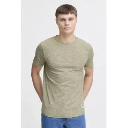 !Solid Rundhalsshirt SDFigos - Kurzarmshirt mit Melierung in Aloe - Herren-Shirts, 100% Baumwolle für hohen Tragekomfort und lässigen Stil, ideal für den Alltag.