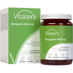 Vitaler’s Bergamotte 600 mg – 60 Kapseln, 2 Monate Versorgung, Vegan, Ohne Konservierungsstoffe, Reine Zusammensetzung