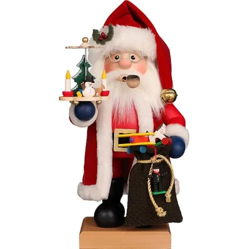 Christian Ulbricht Räuchermännchen Weihnachtsmann rot von Christian Ulbricht