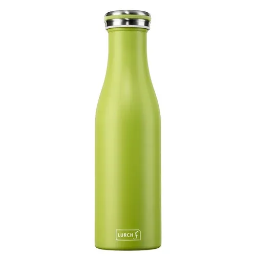 LURCH, Isolier-Flasche Edelstahl fresh green,  0,5l