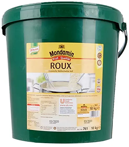 Mondamin Roux Klassische Mehlschwitze hell 10 kg, 1er Pack (1 x 10 kg)