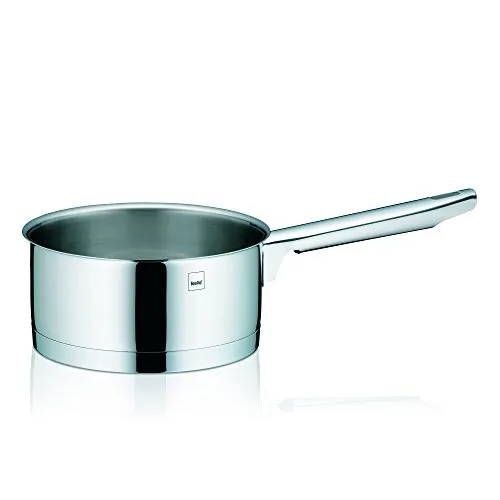 Kela 10964 Stielkasserolle 1,5 l - Induktionsgeeignet - Elegante Kasserolle aus rostfreiem 18/10 Edelstahl mit 1,5 l Fassungsvermögen, ideal für kleine Gerichte. Energiesparend mit optimaler Wärmeverteilung und spülmaschinenfest.