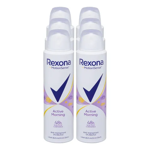 Rexona Deospray Active Morning 150 ml, 6er Pack von Rexona