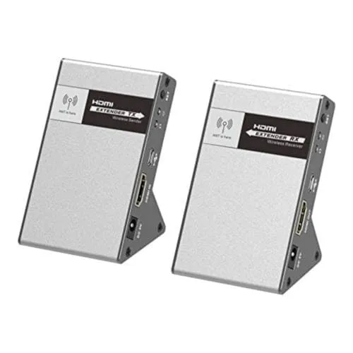 PremiumCord 4K HDMI Wireless Extender bis zu 30m 5,8 GHz, HDBitT, Metallgehäuse, Kompatibel mit 4K 2160p UHD, Full HD 1080p, unkomprimiert, Keine Latenz