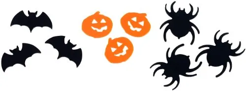 infactory Dekos Halloween: Halloween-Konfetti in 3 verschiedenen Motiven (Artikel, Produkt, Konfettikanone)