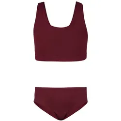 Aquarti Bustier-Bikini Aquarti Mädchen Sport Bikini Racerback Bustier & Bikinislip braun|rot 170