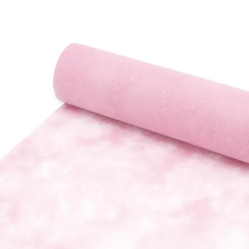 Sizocloud® Tischläufer Tischband (Zartrosa, 20 cm breit) in pink von DEKO AS