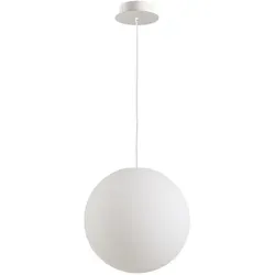 s.luce Aussen-Hängekugel, Weiß, E27, 30x30 cm von s.luce