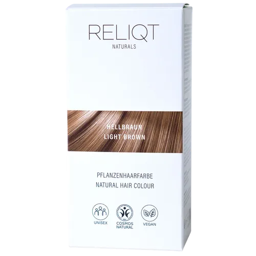 Reliqt Naturals Pflanzenhaarfarbe Hellbraun   100 g