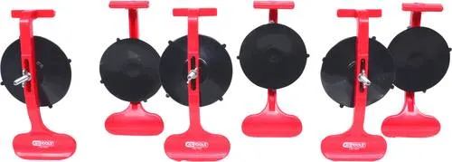 KS Tools Zierleisten-Montagesauger-Satz 6-tlg, Ø 85mm in weiß von KS TOOLS