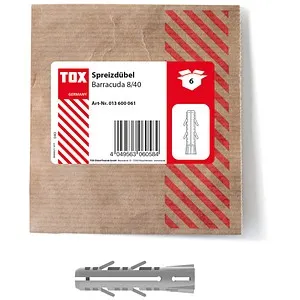TOX BARRACUDA 013600061 Spreizdübel Ø 8 mm x 40 mm, 6 St.