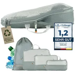 TRAVEL DUDE Kofferorganizer aus recycelten Plastikflaschen von TRAVEL DUDE