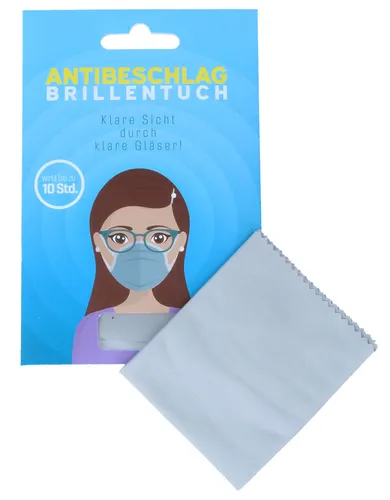 Antibeschlag Brillenputztuch mit Langzeitwirkung bis zu 200 Anwendungen von BiP
