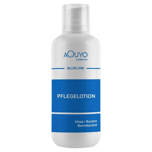 Blueline Creme Lotion zur Behandlung von Hautpilz und Ekzemen - Körperlotion mit 10% Urea für intensive Feuchtigkeit, ideal bei Hautproblemen wie Neurodermitis und Fußpilz. Enthält 99% natürliche Inhaltsstoffe, parabenfrei und geeignet für Diabetiker.