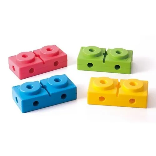 Eduplay Ersatzsteine Set - Steckspiele für kreative Baumeister, fördert Feinmotorik und logisches Denken mit 8 großen und 8 kleinen Bausteinen aus hochwertigem Kunststoff.