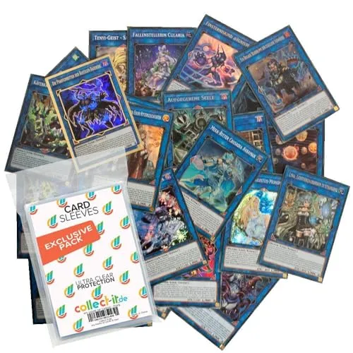 Yu-Gi-Oh! 30 Verschiedene Link-Monster - Deutsch + 40 Exklusive Collect-it.de Hüllen