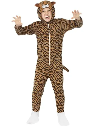 Smiffys Tiger Costume, Brown Halloween und Karneval