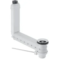 Geberit Clou System 152018001 Ab- Überlaufventil - Sanitärinstallation, optimales Strömungsverhalten für mehr Hygiene und anpassbare Länge und Höhe für individuelle Waschbecken.