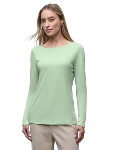 Street One Damen Basic Langarmshirt von Street One