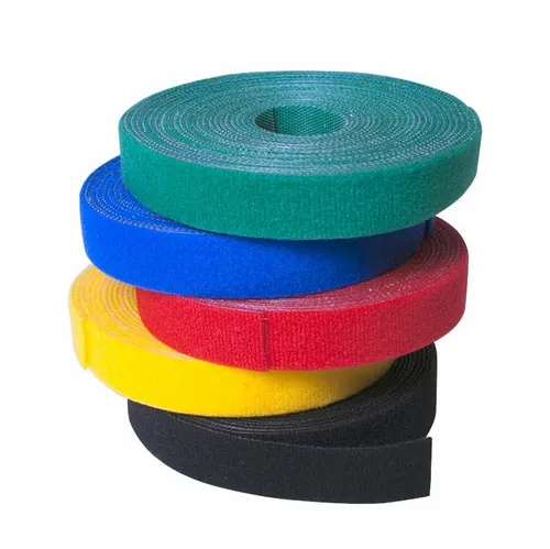 4m Kabelbinder Klettband beidseitig Klettverschluss selbsthaftend Blau