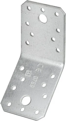 Vormann Streben-Verbinder sendzimir verzinkt 90 x 90 x 65 mm  Strebenwinkel