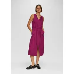 s.Oliver Maxikleid aus Lyocell mit Gummizug - Elegantes Midi-Kleid aus hochwertigem Lyocell, perfekt für Casual-Events und den Sommer. Mit Rundhalsausschnitt, Schlitz und praktischen Eingrifftaschen.