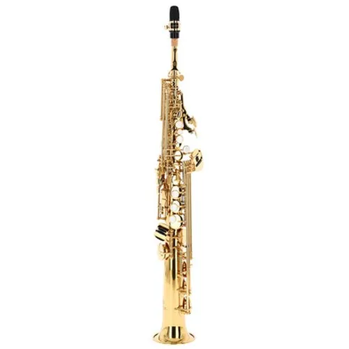 Jupiter JSS1000Q Soprano Sax - Sopraninosaxophon mit gerader Bauweise, hoch F#-Klappe und präzisen Blaustahlfedern für optimale Spielbarkeit. Inklusive Zubehör und leichtem Koffer mit ergonomischer Rucksackgarnitur.